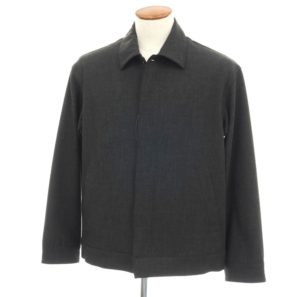 【中古】シップス エニィ SHIPS any ポリエステルレーヨンポリウレタン ブルゾン チャコール【サイズM】【 状態ランクB 】【 メンズ 】