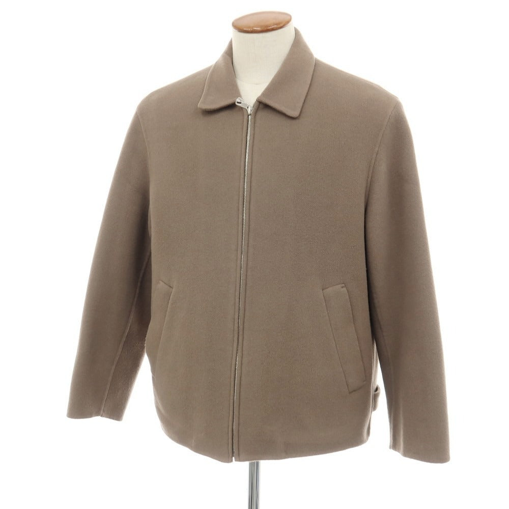 【中古】グリーンレーベルリラクシング green label relaxing Super 140’sプレジャーウール&ナイロンポリエステル ジップアップブルゾン トープ【サイズM】【 状態ランクC 】【 メンズ 】