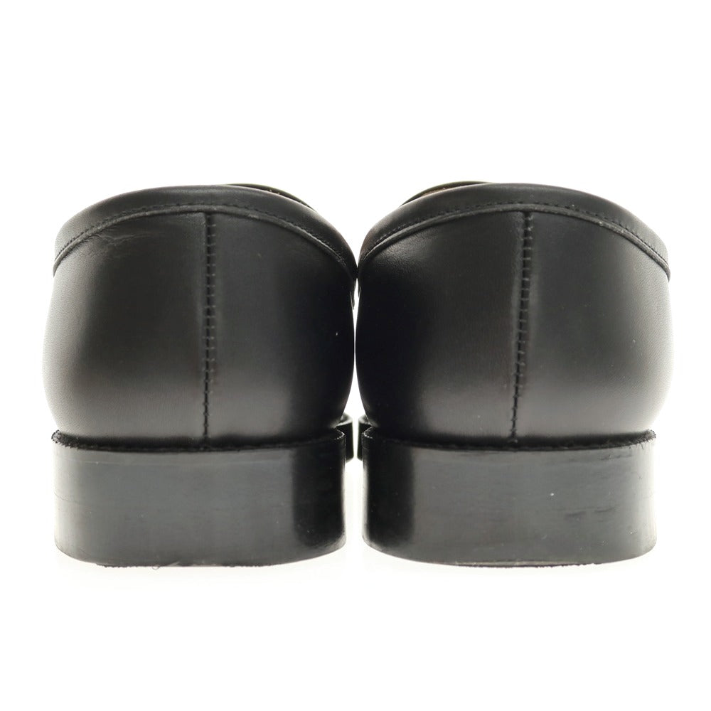 【中古】ビューティアンドユースユナイテッドアローズ BEAUTY&YOUTH UNITED ARROWS レザー コインローファー ブラック【サイズ24.5】【 状態ランクB 】【 メンズ 】