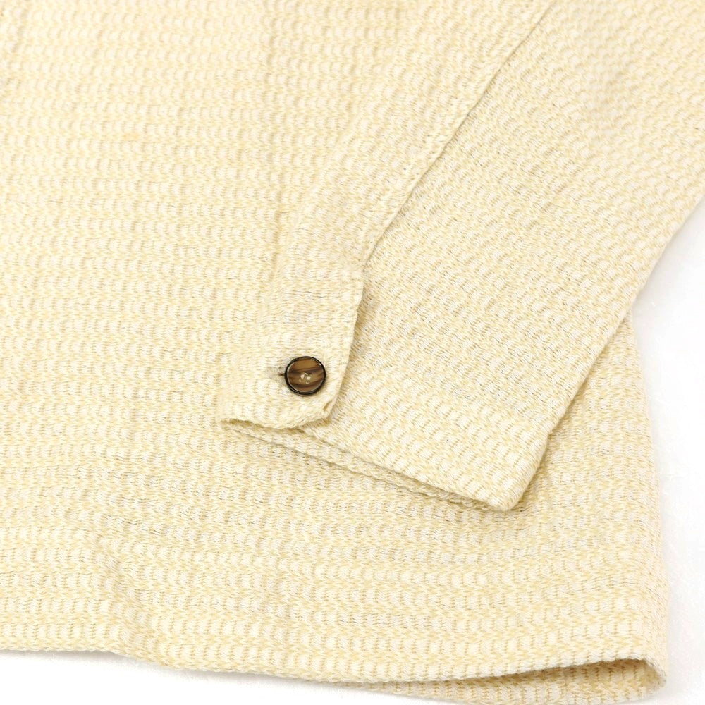 【中古】サンハウス SUN HOUSE コットン ワークジャケット ベージュxホワイト【サイズ48】【 状態ランクC 】【 メンズ 】