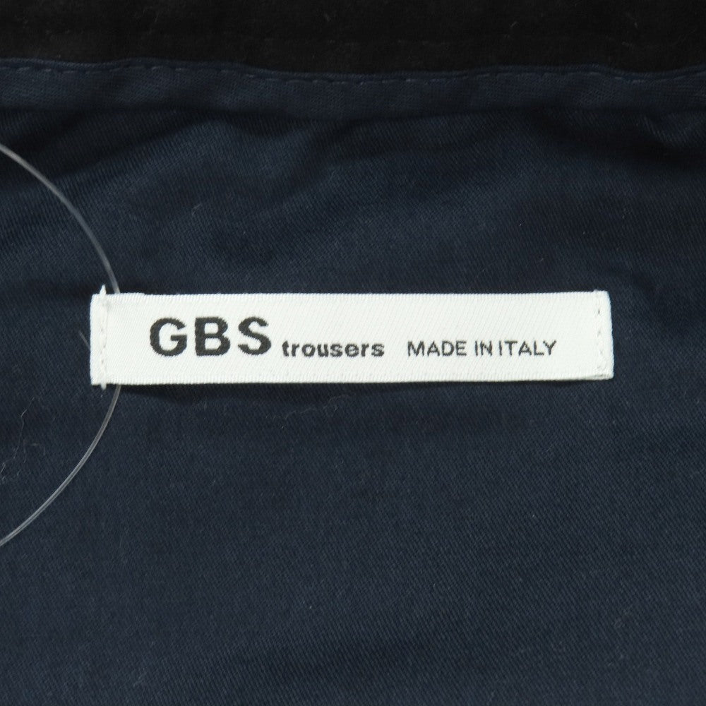 【中古】ジービーエス トラウザーズ GBS Trousers CESARE ウール イージー カジュアルスラックスパンツ ブラック【サイズ48】【 状態ランクB 】【 メンズ 】