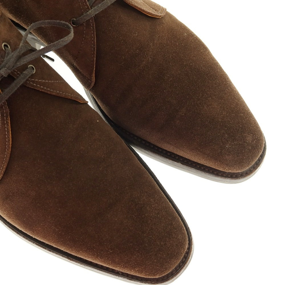 【中古】ジョンロブ John Lobb ROMSEY2 チャッカブーツ ブラウン【 サイズ7E 】【 状態ランクB 】【 メンズ 】