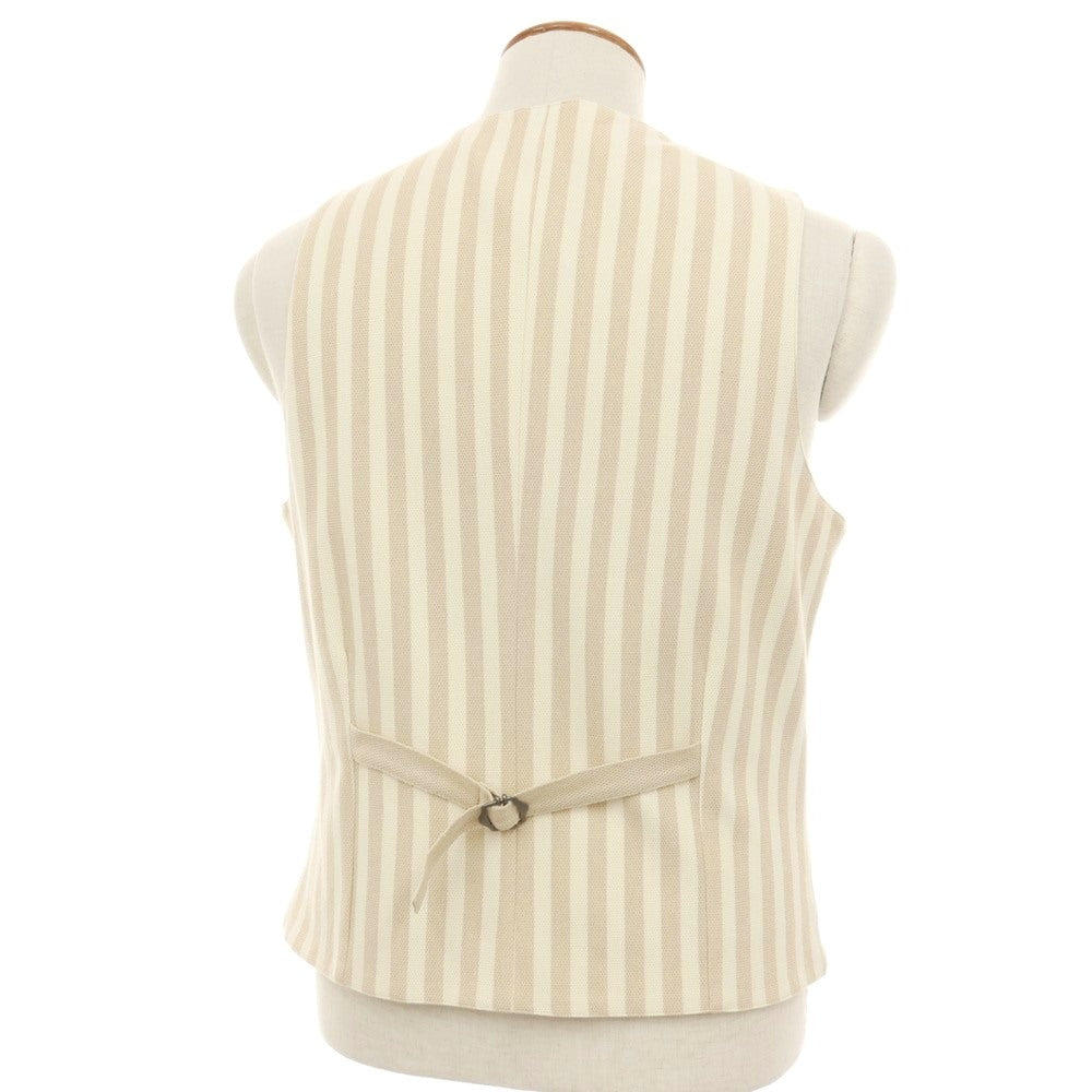 【中古】【未使用】トゥエンティワン TWENTY ONE ALE コットンポリエステル カジュアル系ジレ ベスト ベージュ【サイズ48】【 状態ランクS 】【 メンズ 】