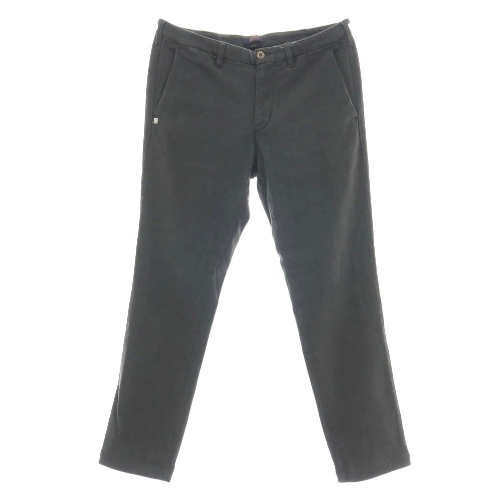 【中古】フォーティーウエフト 40Weft Lenny ストレッチ テンセルコットン ワークパンツ ダークグレー【サイズ48】【 状態ランクC 】【 メンズ 】