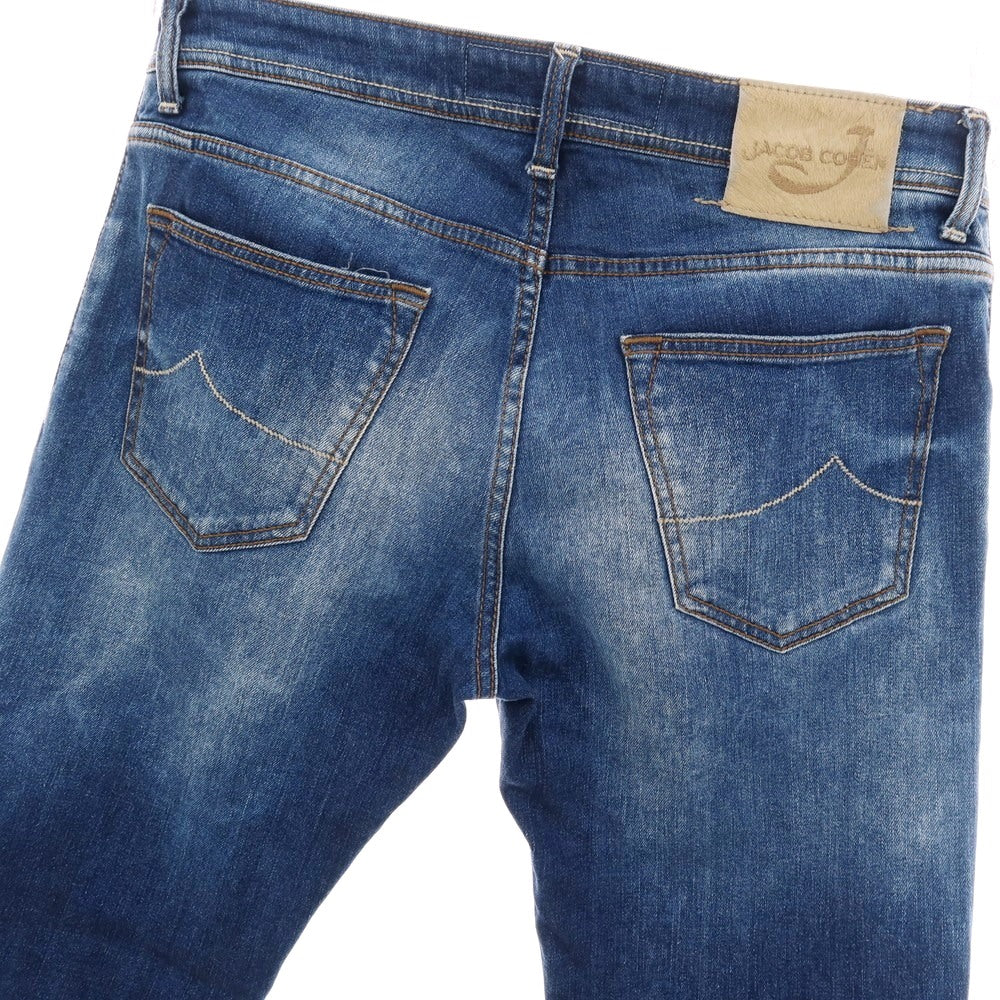 【中古】ヤコブコーエン JACOB COHEN PW622 COMF ストレッチ コットン デニムパンツ ジーンズ ネイビー【サイズ33】【 状態ランクC 】【 メンズ 】