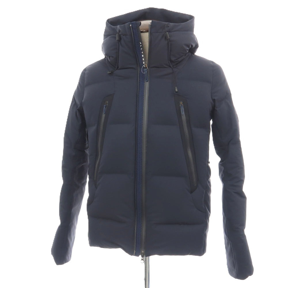 【中古】デサント DESCENTE 水沢ダウン マウンテニア ダウンジャケット ネイビー【サイズL】【 状態ランクB 】【 メンズ 】