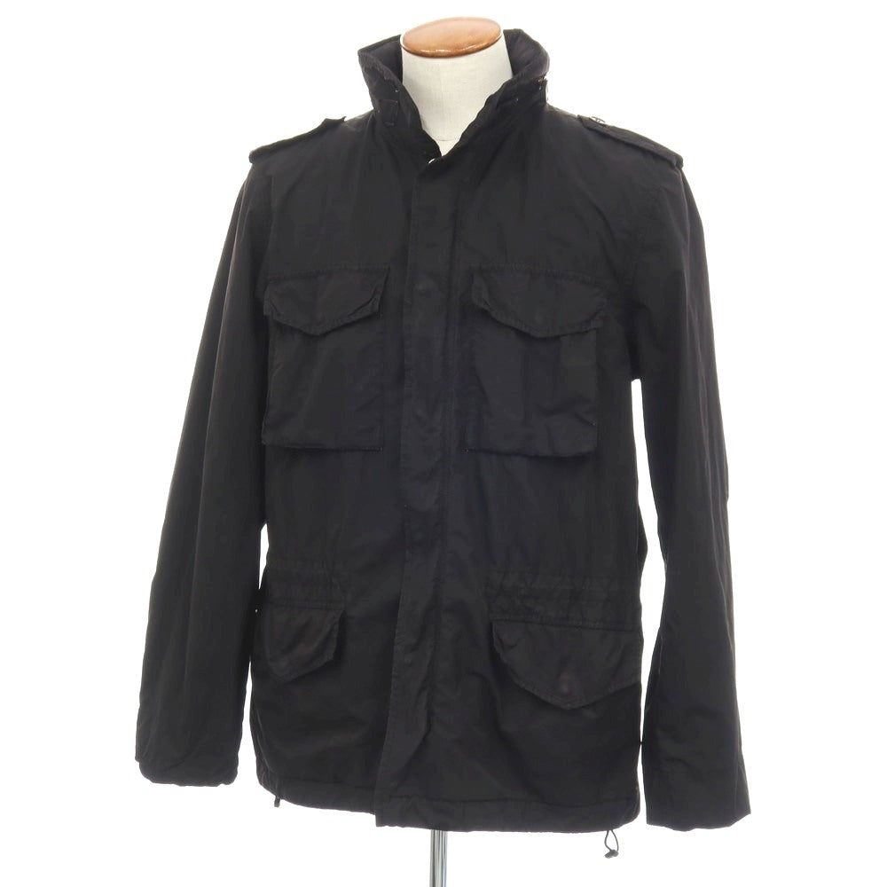 【中古】アスペジ ASPESI ポリエステルナイロン M-65 ミリタリージャケット ブラック【サイズM】【 状態ランクC 】【 メンズ 】