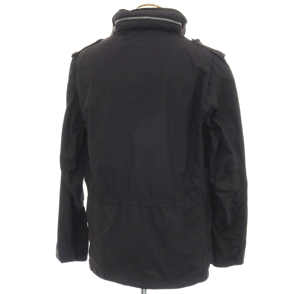 【中古】アスペジ ASPESI ポリエステルナイロン M-65 ミリタリージャケット ブラック【サイズM】【 状態ランクC 】【 メンズ 】