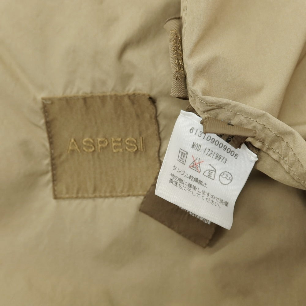 【中古】アスペジ ASPESI ポリエステルナイロン M-65 ミリタリージャケット ベージュ【サイズM】【 状態ランクC 】【 メンズ 】