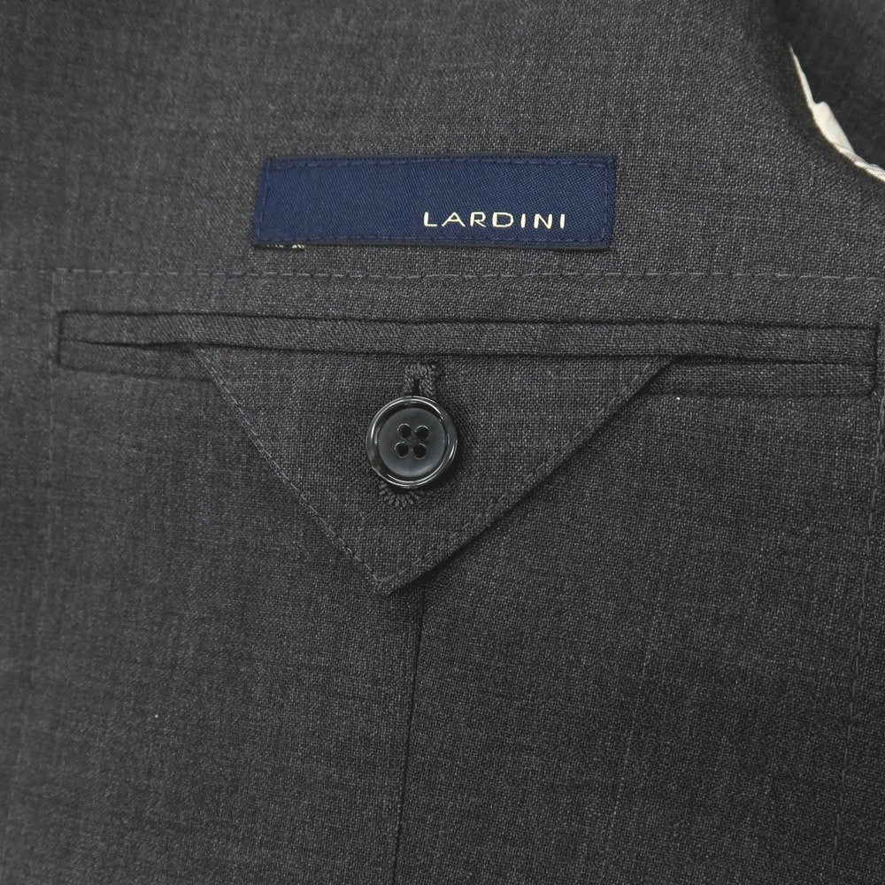 【中古】ラルディーニ LARDINI ストレッチ ウール 3つボタンスーツ グレー【サイズ48】【 状態ランクB 】【 メンズ 】