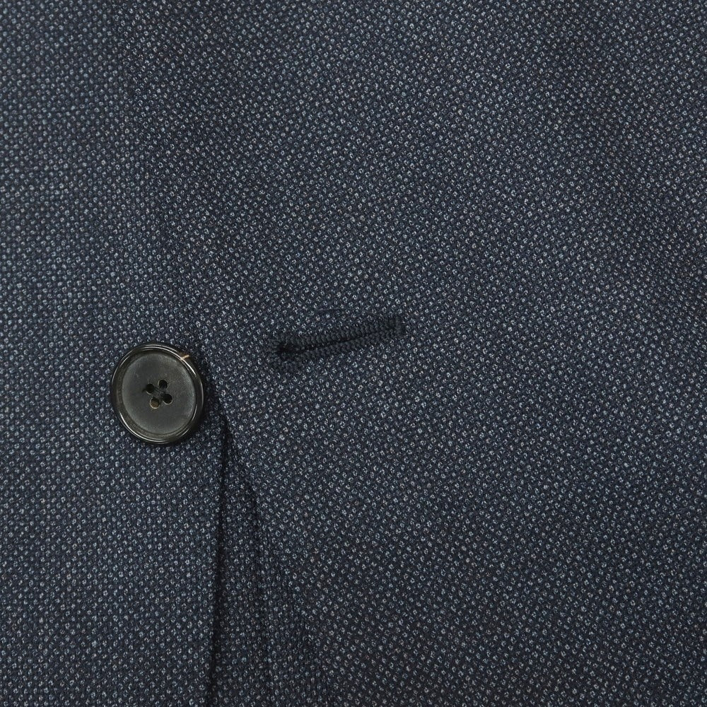 【中古】ラルディーニ LARDINI ウール 3つボタンスーツ ネイビー【サイズ48】【 状態ランクD 】【 メンズ 】
