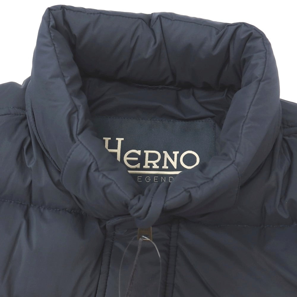 【中古】ヘルノ Herno LEGEND ナイロン ダウンコート ライトネイビー【サイズ44】【 状態ランクB 】【 メンズ 】