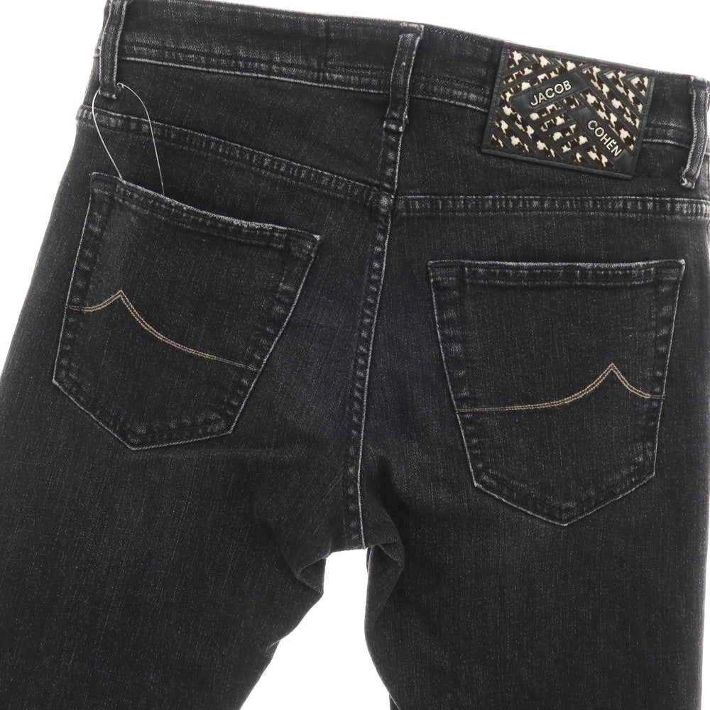 【中古】ヤコブコーエン JACOB COHEN NICK ストレッチ コットンポリエステル デニムパンツ ジーンズ ブラック【サイズ30】【 状態ランクB 】【 メンズ 】