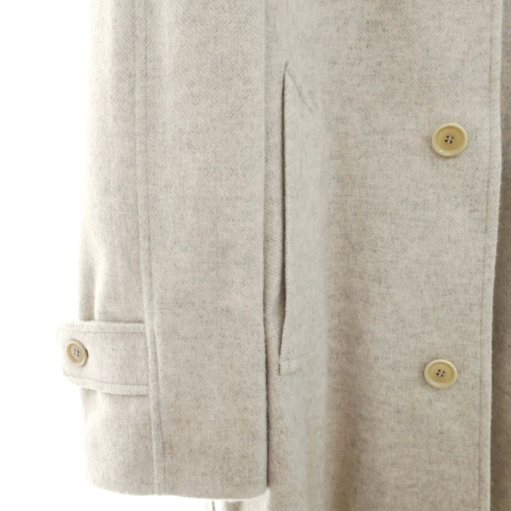 【新品】デペトリロ DE PETRILLO ウールカシミヤ メランジ ベルテッドコート アイスグレー【サイズ48 Drop 7】【 状態ランクN 】【 メンズ 】