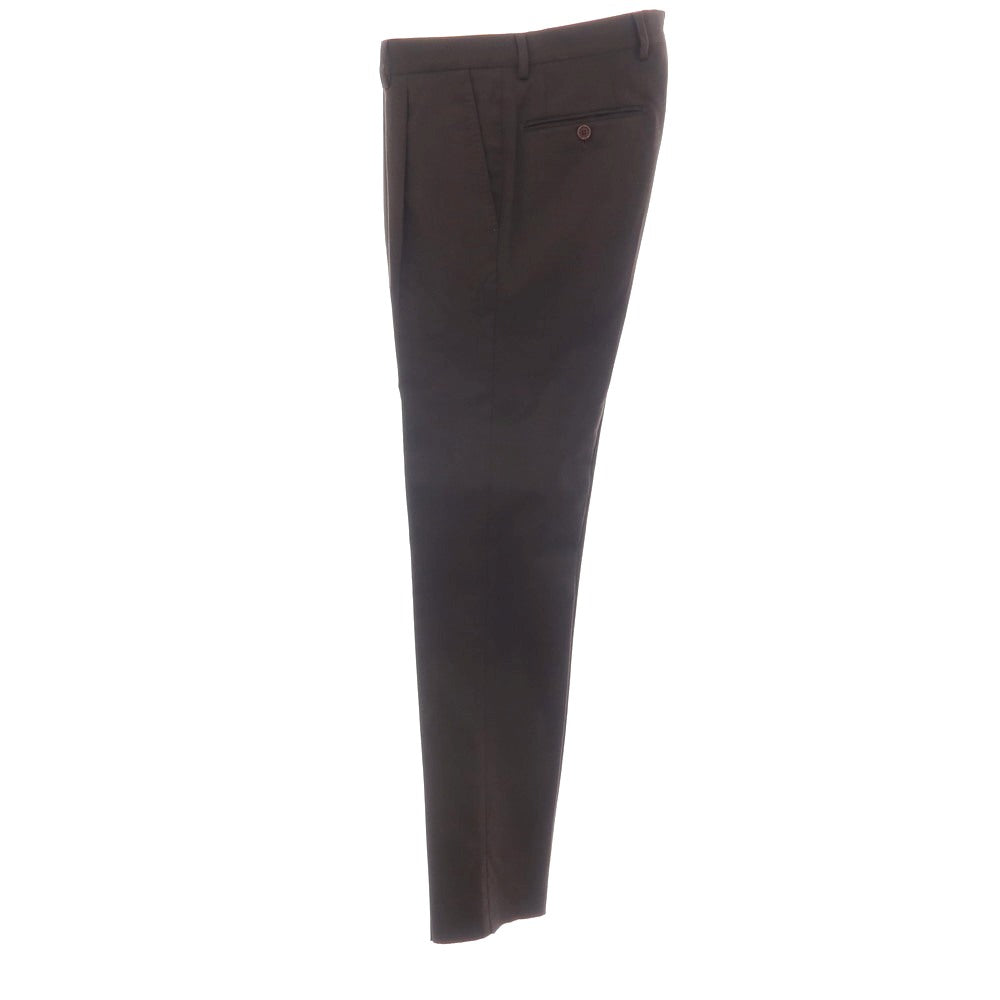 【新品】デペトリロ DE PETRILLO コットンシルク 2つボタンスーツ ダークブラウン【サイズ48 Drop 8】【 状態ランクN 】【 メンズ 】