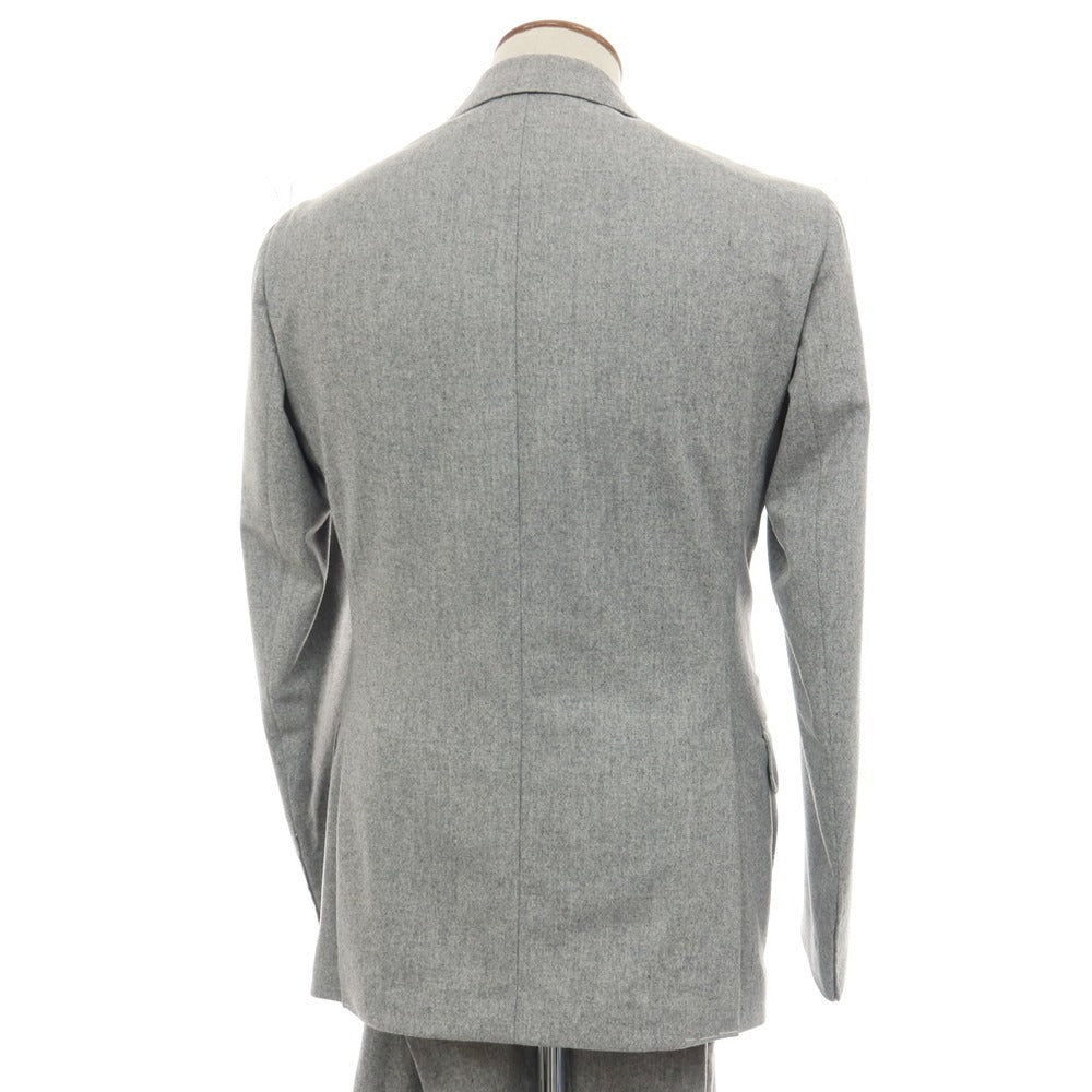 【新品】デペトリロ DE PETRILLO ウール メランジ 3つボタンスーツ ライトグレー【サイズ46 Drop 8】【 状態ランクN 】【 メンズ 】