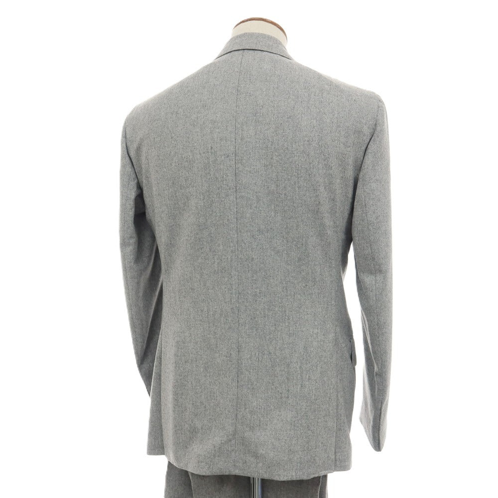 【新品】デペトリロ DE PETRILLO ウール メランジ 3つボタンスーツ ライトグレー【サイズ48 Drop 8】【 状態ランクN 】【 メンズ 】