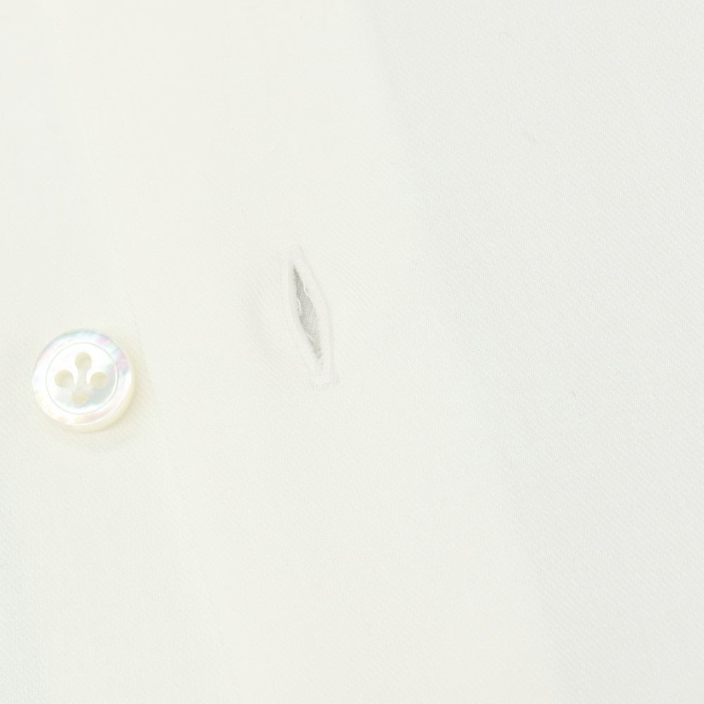 【新品アウトレット】マリアサンタンジェロ Maria Santangelo MARCO コットン ワイドカラー ドレスシャツ ホワイト【サイズ42】【 状態ランクN- 】【 メンズ 】