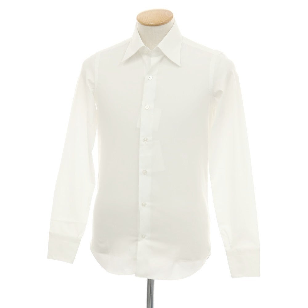 【新品】マリアサンタンジェロ Maria Santangelo MATTEO コットン レギュラーカラー ドレスシャツ ホワイト【サイズ36】【 状態ランクN 】【 メンズ 】