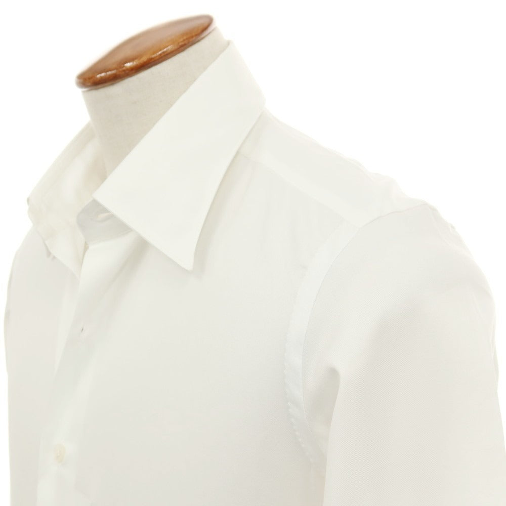 【新品アウトレット】マリアサンタンジェロ Maria Santangelo MATTEO コットン レギュラーカラー ドレスシャツ ホワイト【サイズ40】【 状態ランクN- 】【 メンズ 】