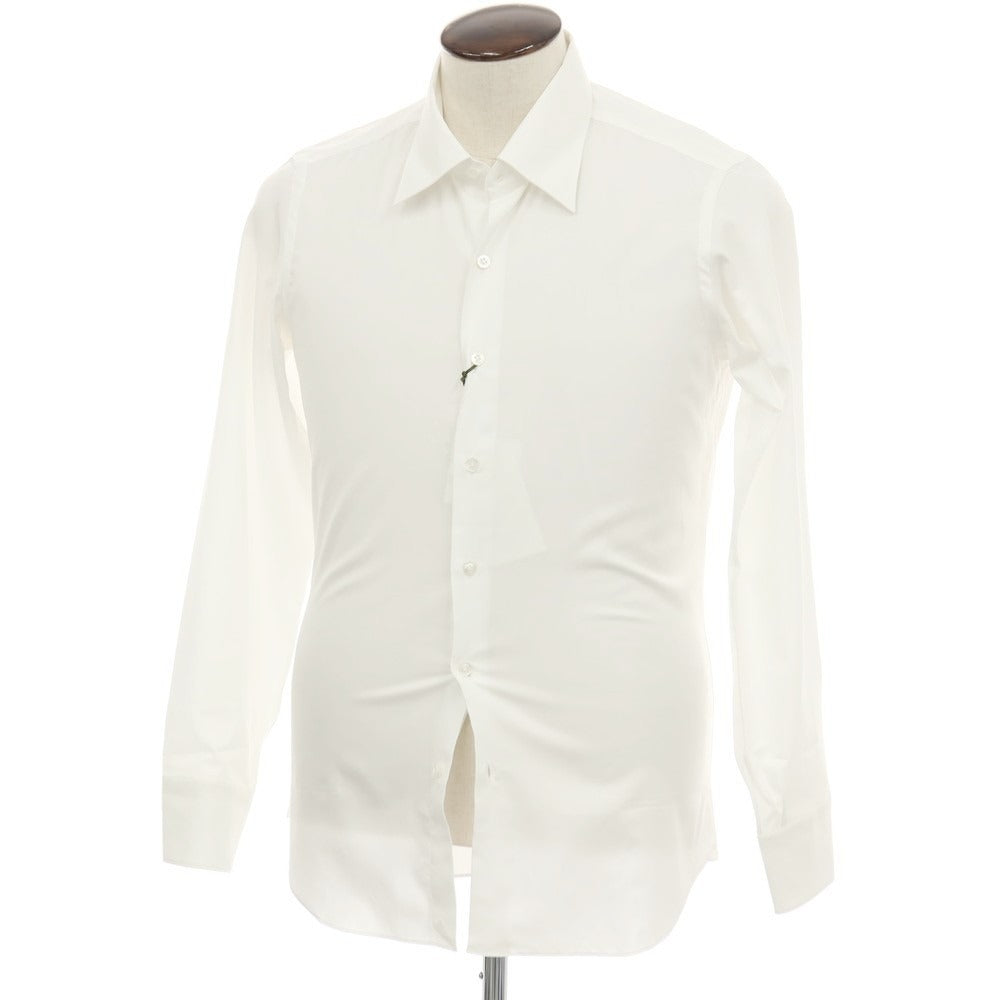 【新品】マリアサンタンジェロ Maria Santangelo MATTEO コットン レギュラーカラー ドレスシャツ ホワイト【サイズ41】【 状態ランクN 】【 メンズ 】