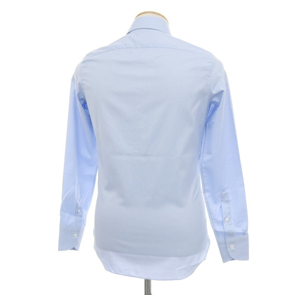 【新品】マリアサンタンジェロ Maria Santangelo MARCO コットン ワイドカラー ドレスシャツ ライトブルー【サイズ36】【 状態ランクN 】【 メンズ 】