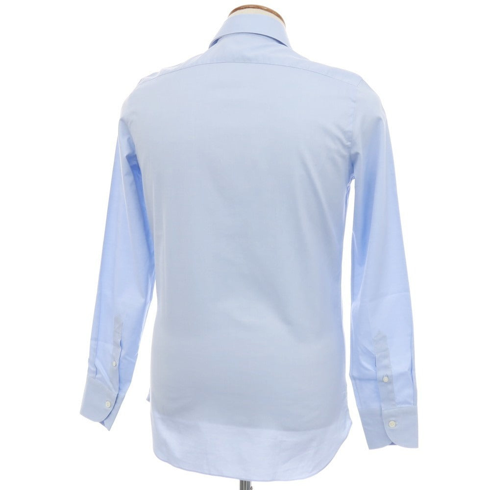 【新品】マリアサンタンジェロ Maria Santangelo コットン ワイドカラー ドレスシャツ ライトブルー【サイズ40】【 状態ランクN 】【 メンズ 】