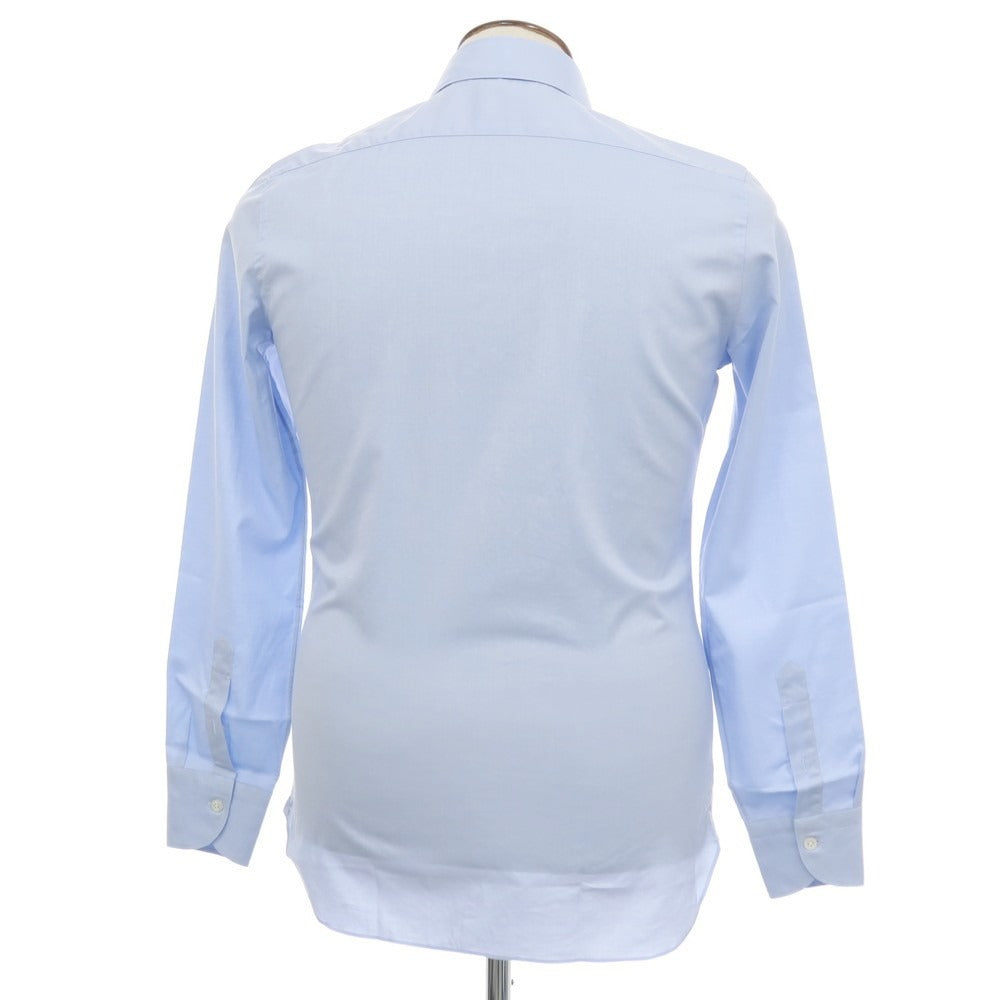 【新品】マリアサンタンジェロ Maria Santangelo コットン ワイドカラー ドレスシャツ ライトブルー【サイズ41】【 状態ランクN 】【 メンズ 】