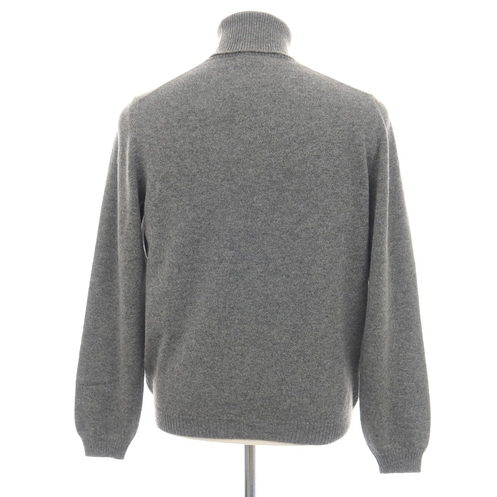 【新品アウトレット】セッテフィーリ カシミア Settefili Cashmere カシミヤ タートルネック プルオーバーニット グレー【サイズ44】【 状態ランクN- 】【 メンズ 】
