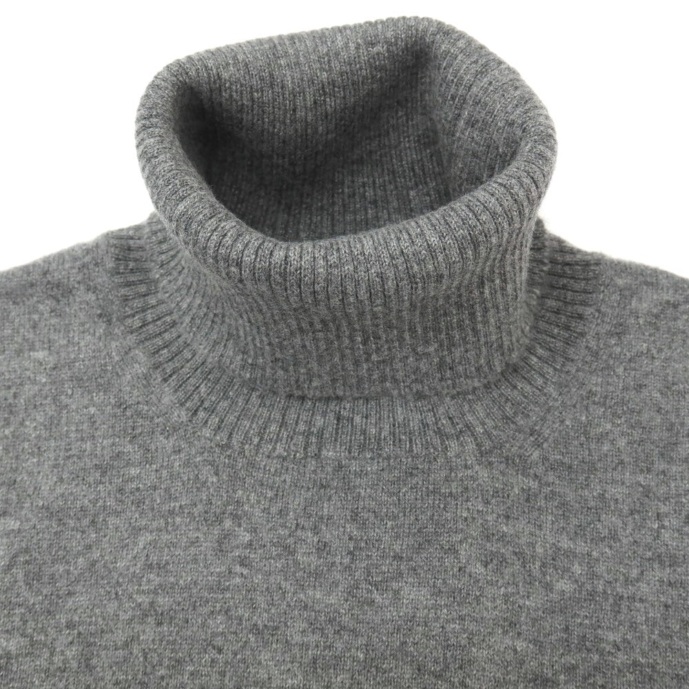 【新品アウトレット】セッテフィーリ カシミア Settefili Cashmere カシミヤ タートルネック プルオーバーニット グレー【サイズ44】【 状態ランクN- 】【 メンズ 】