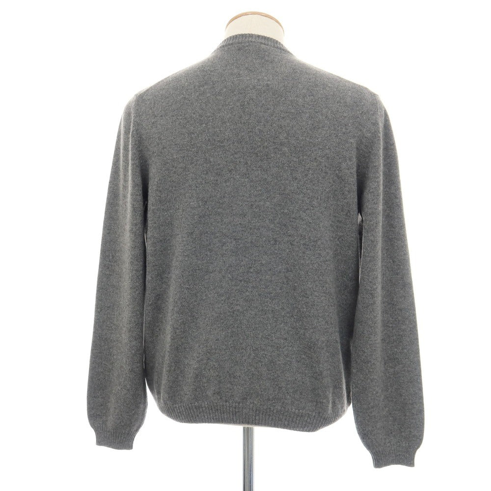【新品アウトレット】セッテフィーリ カシミア Settefili Cashmere カシミヤ クルーネック プルオーバーニット グレー【サイズ46/XS】【 状態ランクN- 】【 メンズ 】
