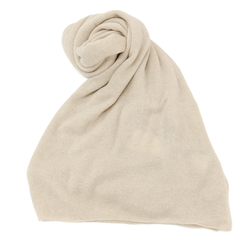 【新品】セッテフィーリ カシミア Settefili Cashmere カシミヤ ニット 大判 マフラー ベージュ【 状態ランクN 】【 メンズ 】