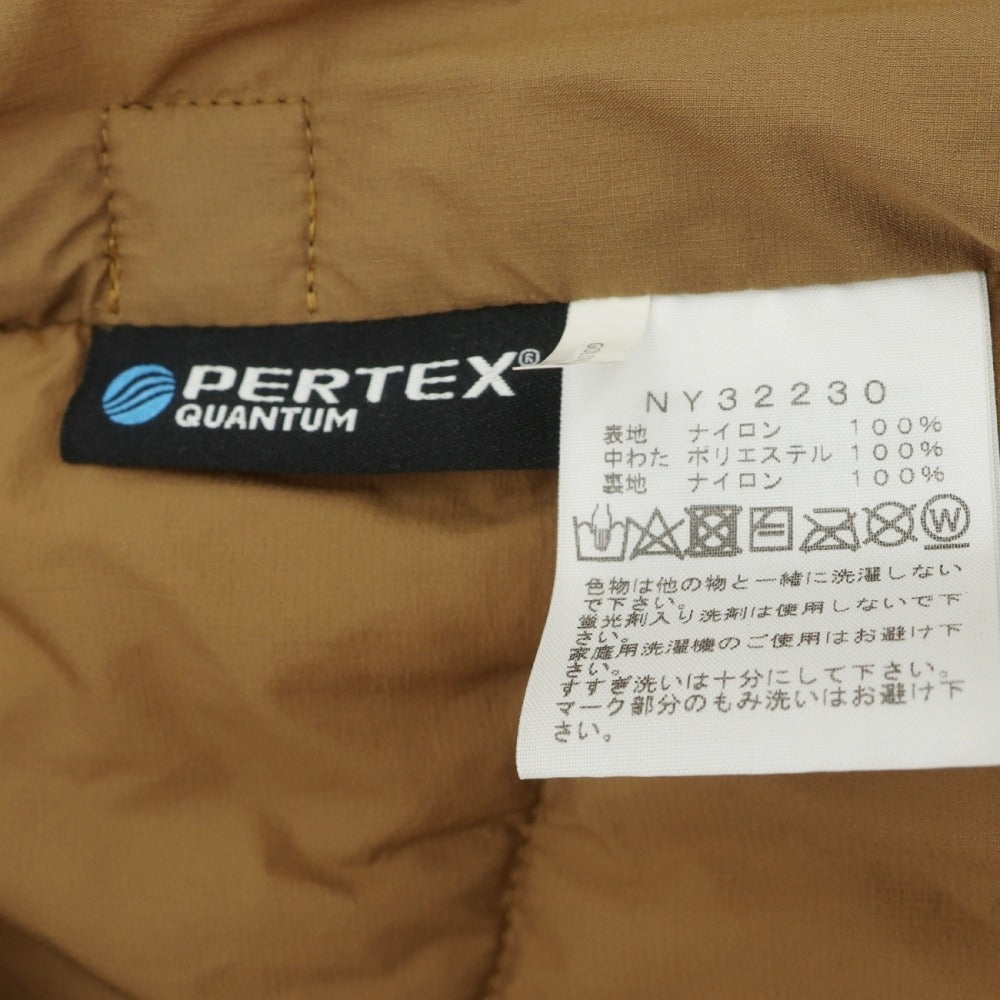 【中古】ザノースフェイス THE NORTH FACE meadow warm vest ナイロン 中綿ベスト ライトブラウン【サイズM】【 状態ランクB 】【 メンズ 】