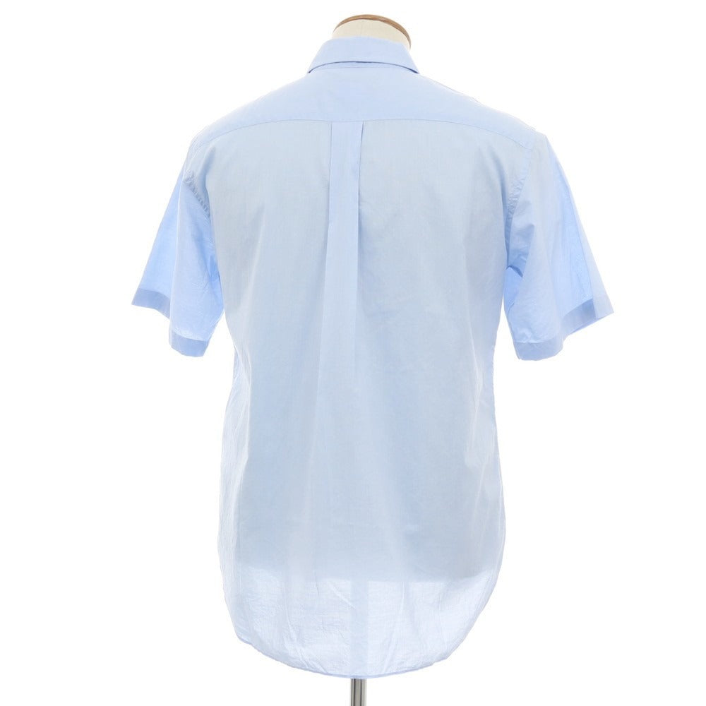 【中古】コムデギャルソン オムドゥ COMME des GARCONS HOMME DEUX 2024年春夏 コットン レギュラーカラー 半袖シャツ ライトブルー【サイズM】【 状態ランクB 】【 メンズ 】