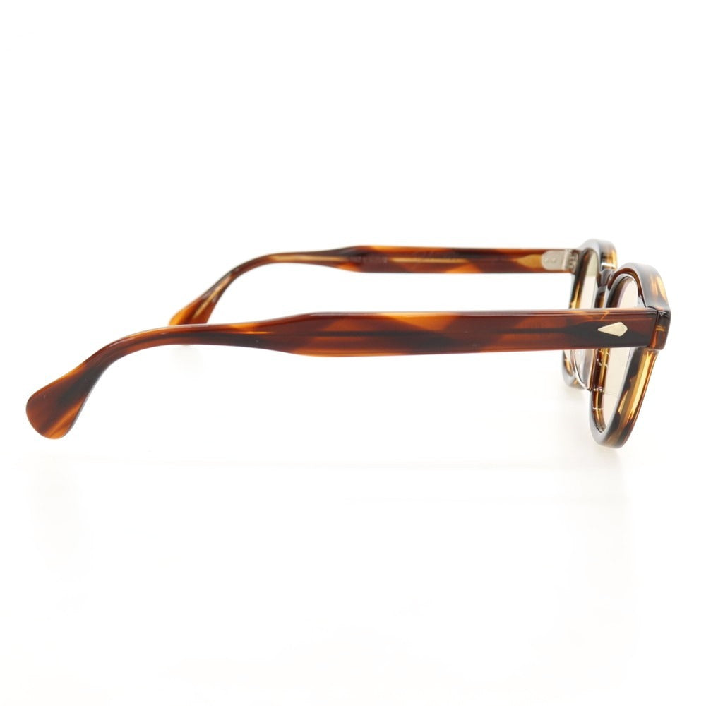 【中古】ジュリアス タート オプティカル JULIUS TART OPTICAL セルフレーム サングラス クリアブラウン【 状態ランクB 】【 メンズ 】