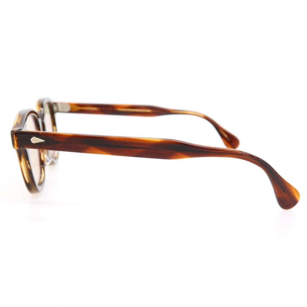 【中古】ジュリアス タート オプティカル JULIUS TART OPTICAL セルフレーム サングラス クリアブラウン【 状態ランクB 】【 メンズ 】