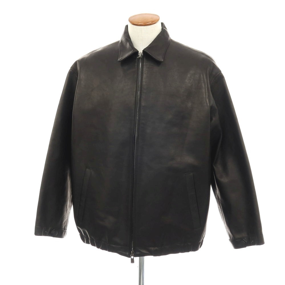 【中古】セモー semoh URBAN RESEARCH別注 2025年秋冬 ホース レザーブルゾン ブラック系【サイズ2】【 状態ランクA 】【 メンズ 】