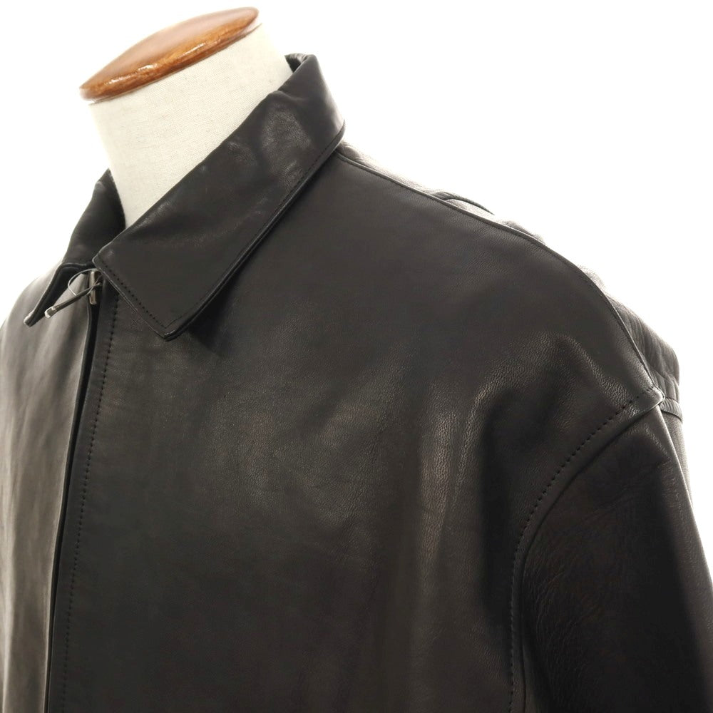 【中古】セモー semoh URBAN RESEARCH別注 2025年秋冬 ホース レザーブルゾン ブラック系【サイズ2】【 状態ランクA 】【 メンズ 】