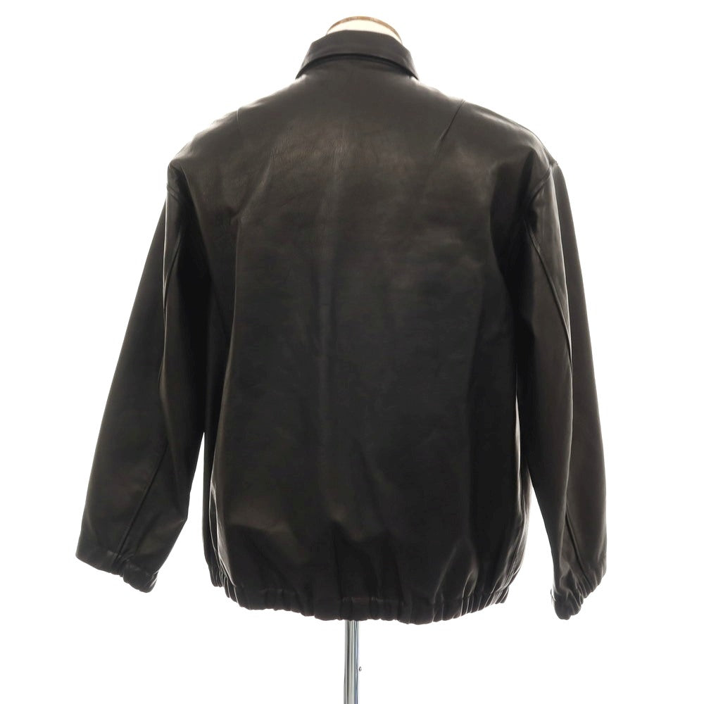 【中古】セモー semoh URBAN RESEARCH別注 2025年秋冬 ホース レザーブルゾン ブラック系【サイズ2】【 状態ランクA 】【 メンズ 】