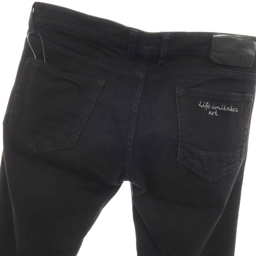【SALE30%OFF/返品不可】【中古】チープラス C+ ストレッチ コットンメタル デニムパンツ ブラック【 サイズ32 】【 状態ランクB 】【 メンズ 】