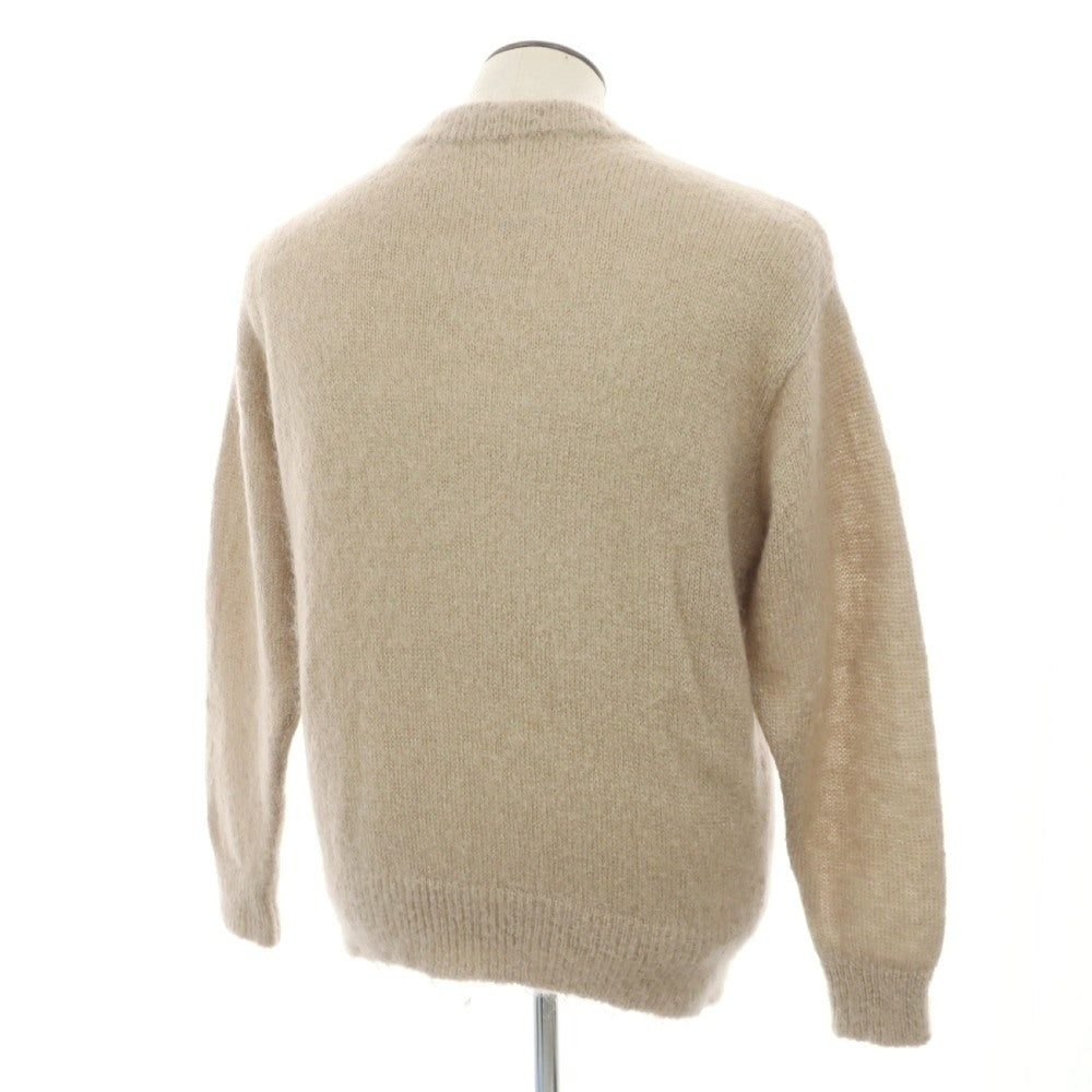 【中古】ユニフォームエクスペリメント uniform experiment モヘヤナイロンウール カーディガン ベージュ【サイズ4】【 状態ランクB 】【 メンズ 】