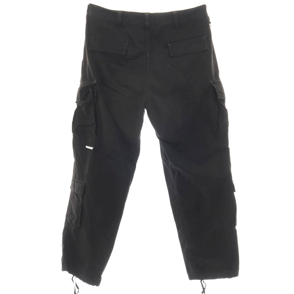 【SALE10%OFF/返品不可】【中古】ユニフォームエクスペリメント uniform experiment リップストップ コットン カーゴパンツ ブラック【 サイズ4 】【 状態ランクC 】【 メンズ 】