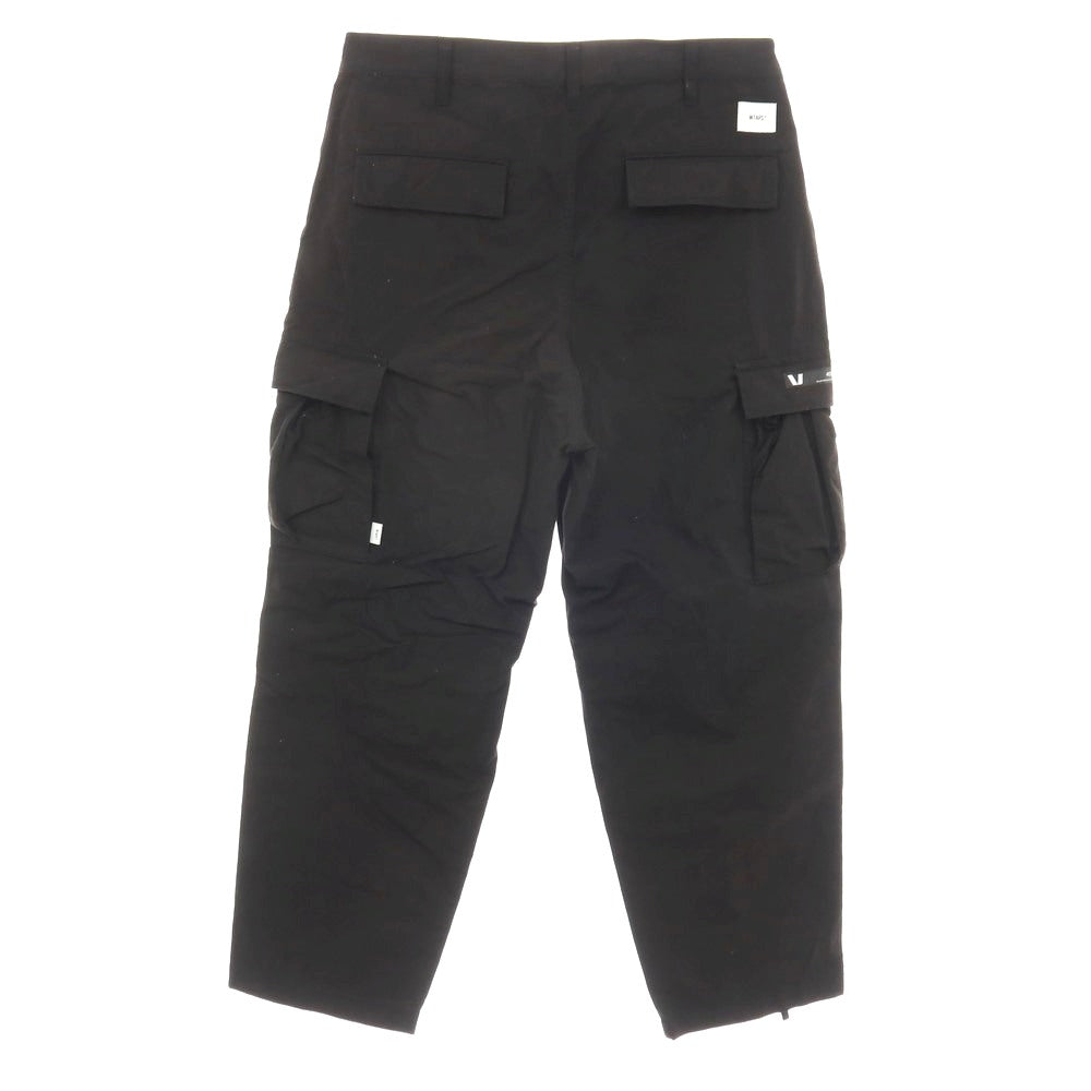 【中古】ダブルタップス WTAPS リップストップ コットンナイロン カーゴパンツ ブラック【サイズ4】【 状態ランクB 】【 メンズ 】