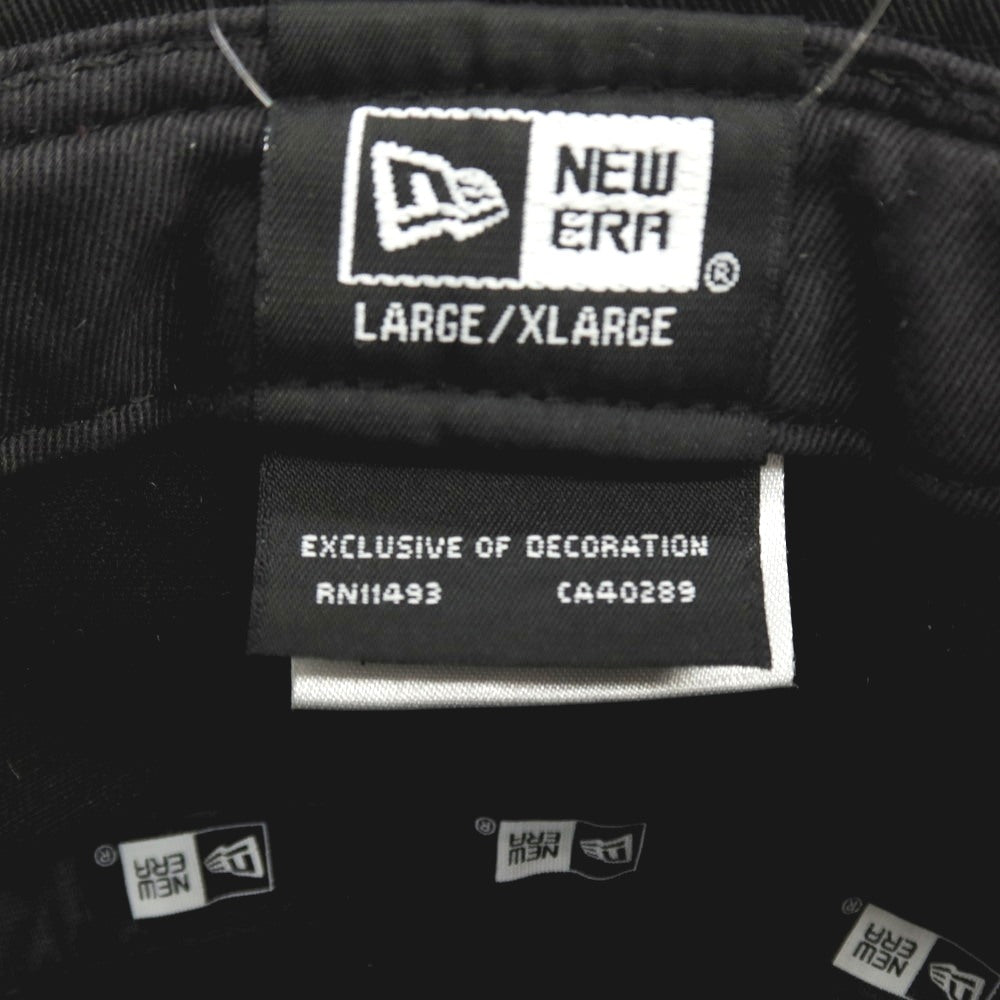 【中古】ニューエラ NEW ERA コットン バケットハット 帽子 ブラック【サイズL/XL】【 状態ランクB 】【 メンズ 】