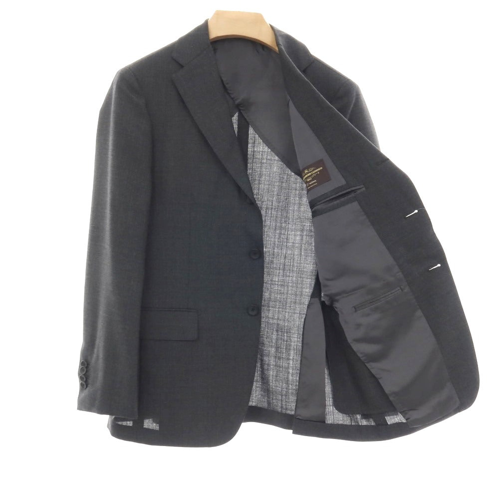 【中古】アルティジャナーレ Artigianale ウール 3つボタンスーツ グレー【サイズ46】【 状態ランクB 】【 メンズ 】