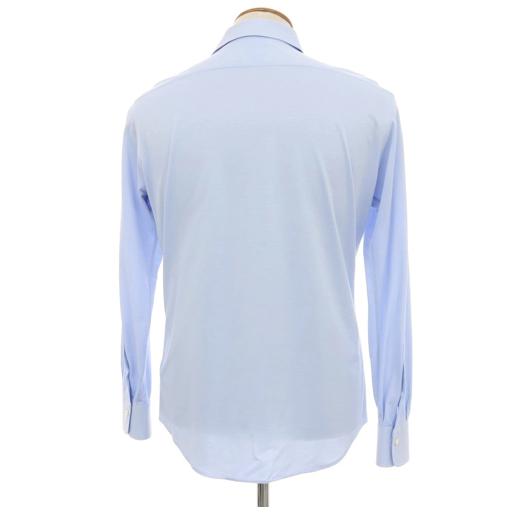 【中古】メイカーズシャツ カマクラ Makers Shirt 鎌倉 コットンポリエステル ワイドカラー ドレスシャツ ライトブルー【サイズM】【 状態ランクB 】【 メンズ 】