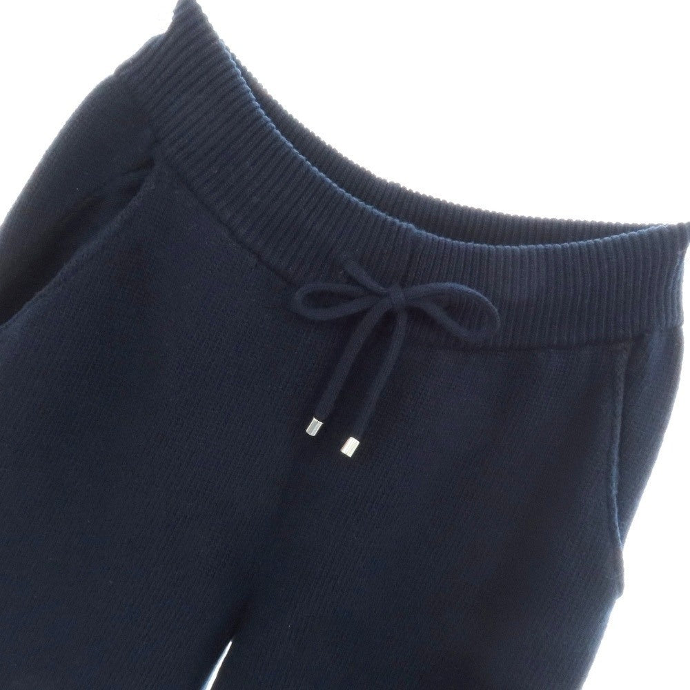 【中古】バフィー BAFY ウール ニット イージーパンツ ネイビー【サイズ46】【 状態ランクB 】【 メンズ 】