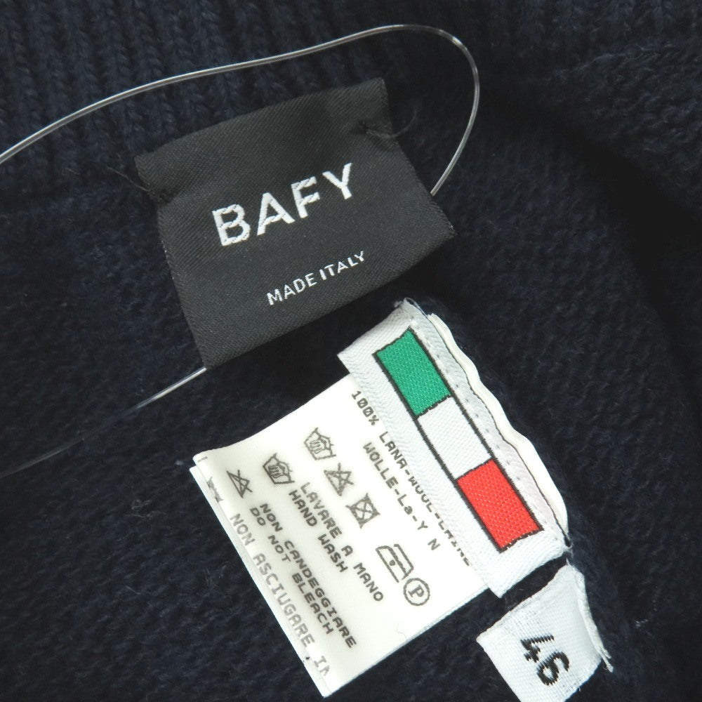 【中古】バフィー BAFY ウール ニット イージーパンツ ネイビー【サイズ46】【 状態ランクB 】【 メンズ 】