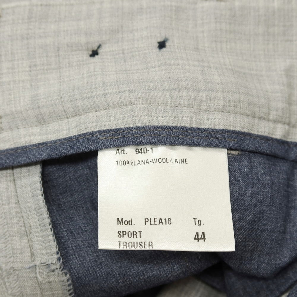 【SALE30%OFF/返品不可】【中古】エキパージュ Equipage PLEA18 ウール イージースラックスパンツ ライトグレー【 サイズ44 】【 状態ランクA 】【 メンズ 】