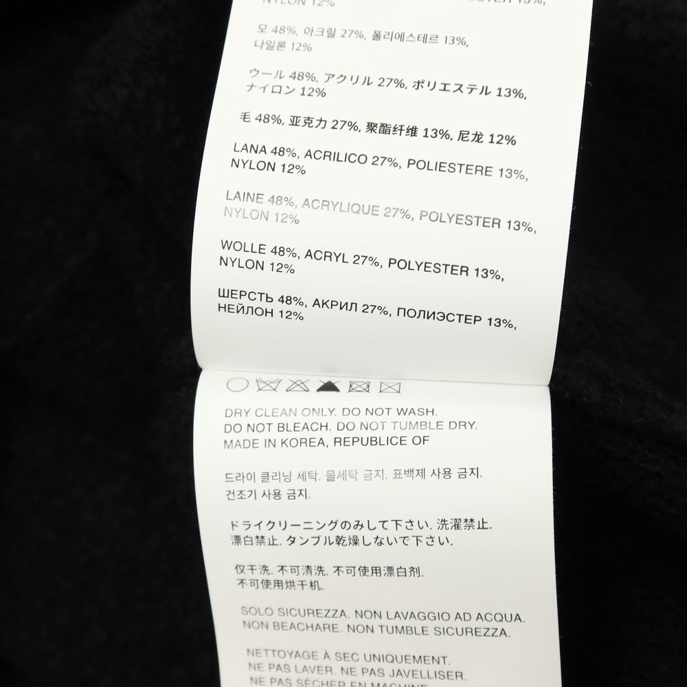 【中古】ポスト アーカイブ ファクション POST ARCHIVE FACTION ウール混 ニット ブークレージップシャツ ブラック【サイズS】【 状態ランクA 】【 メンズ 】